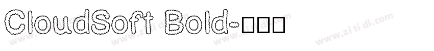 CloudSoft Bold字体转换
